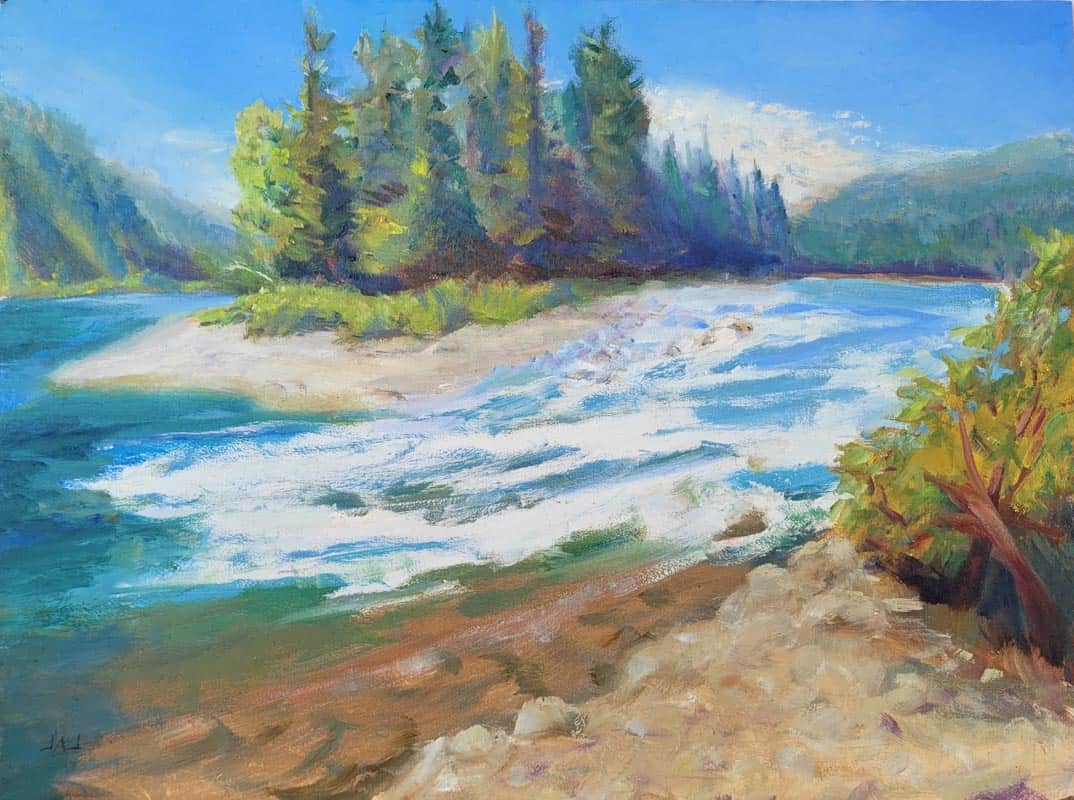 painting by June A. Jackson